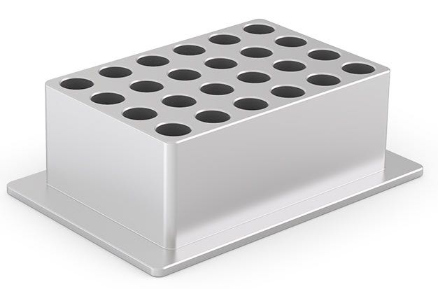 24-well block 24-well aluminum block adapter.