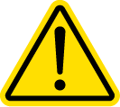 Caution: Mercury (Hg) exposure hazard Caution symbol: Mercury exposure hazard