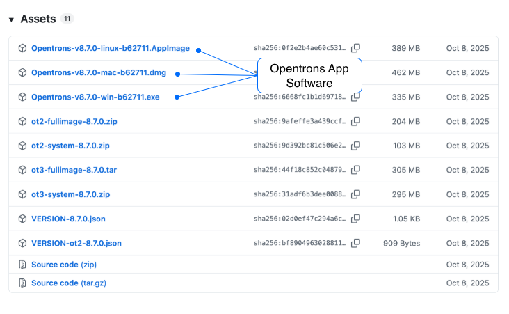 App software on GitHub